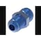Aeroquip -8 AN Male To 16 Millimeter X 1.5, Anodized, Blue, Aluminum FCM2243 - alternate 2